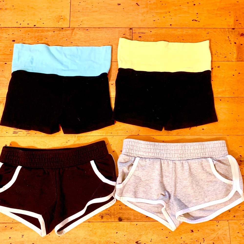 Set of 4 XS Workout Shorts